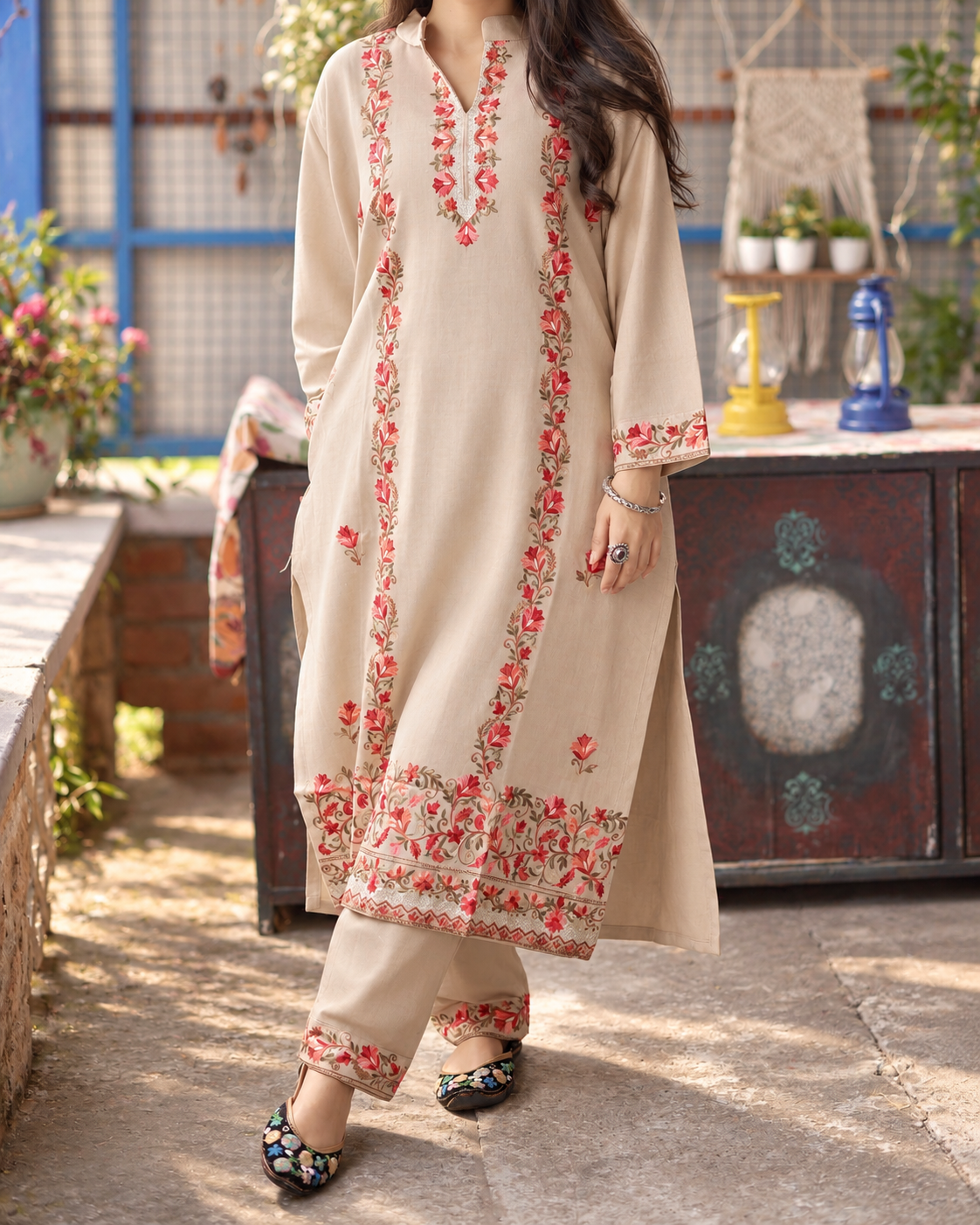 Badam Kurta Pant Set