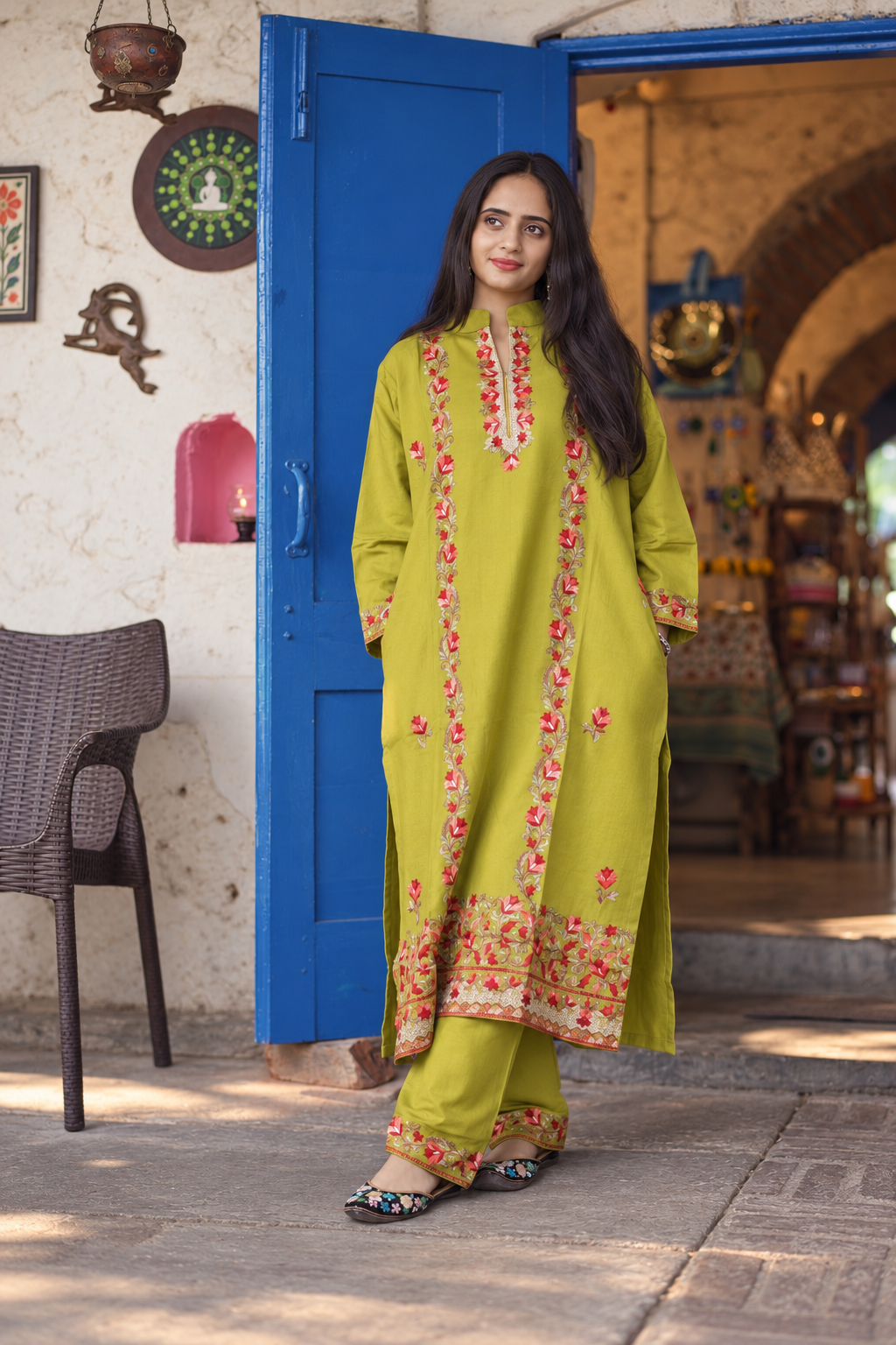 Zafron Kurta Pant Set