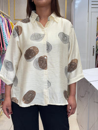 Brown Circle Shirt