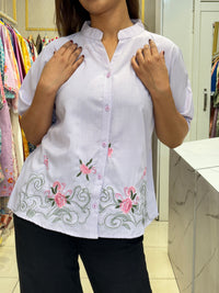 Lilac Floral Shirt
