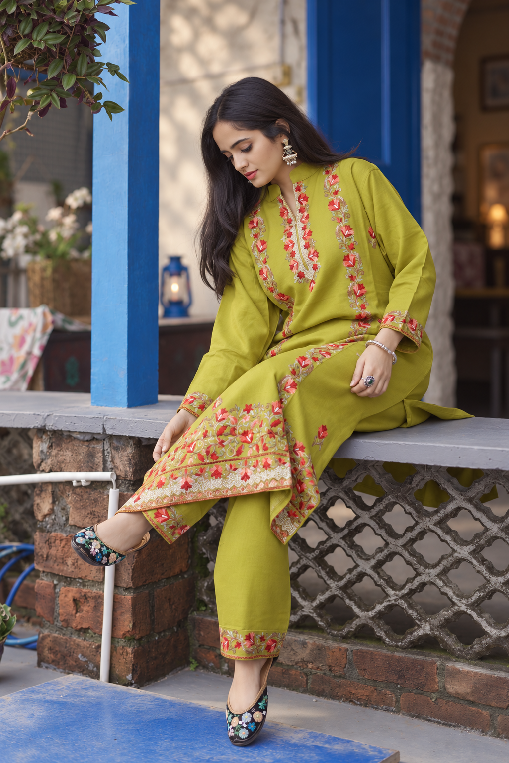 Zafron Kurta Pant Set