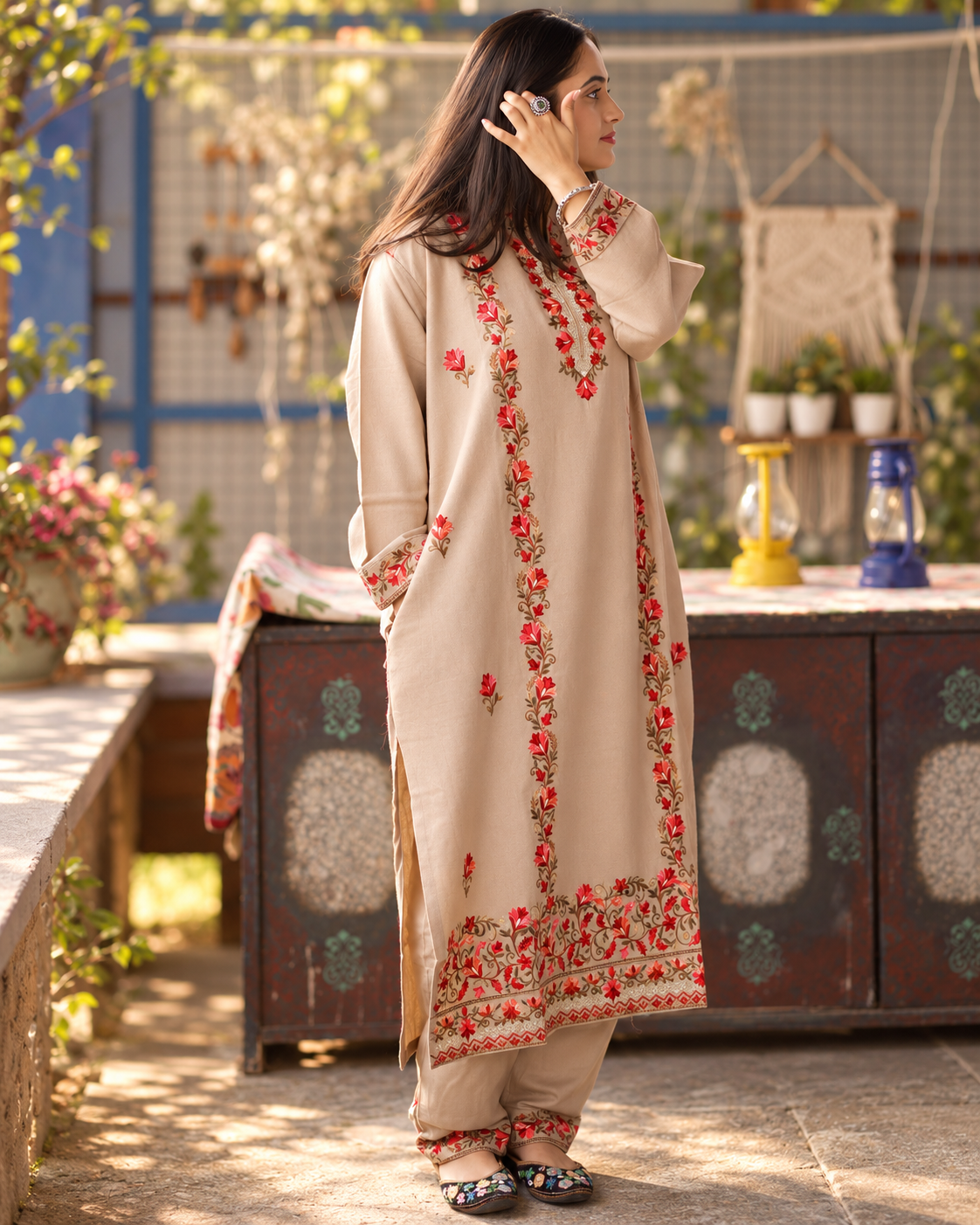 Badam Kurta Pant Set
