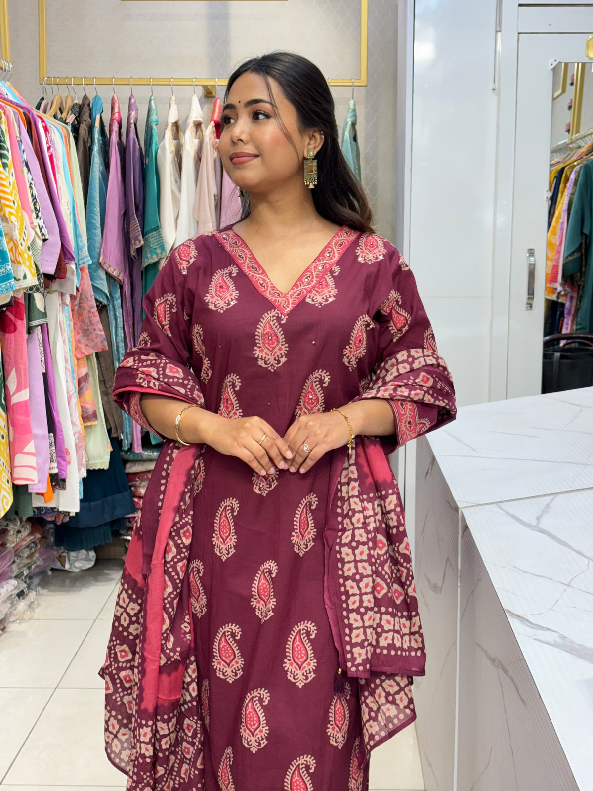 Berry Bloom Paisley Set