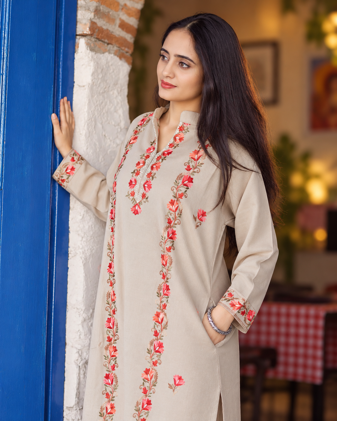 Badam Kurta Pant Set