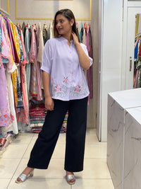 Lilac Floral Shirt