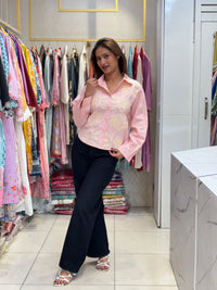 Pink Floral Shirt