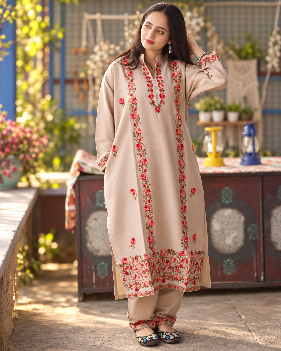 Badam Kurta Pant Set