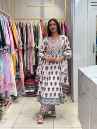 Printed Anarkali Set