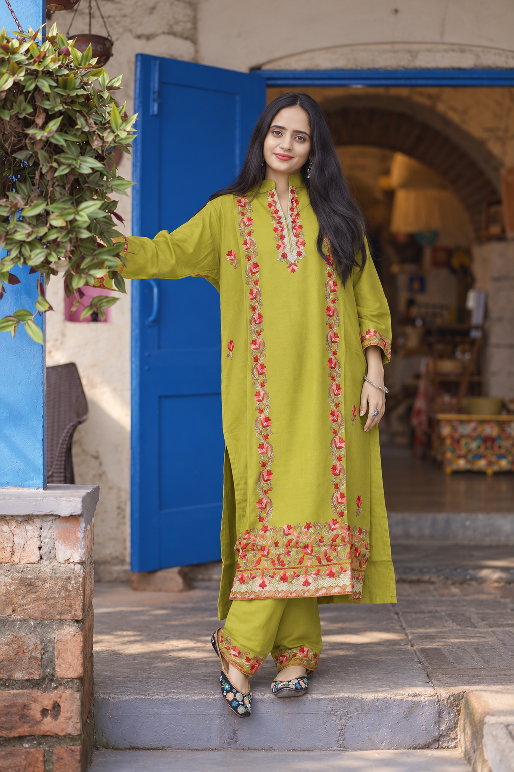 Zafron Kurta Pant Set