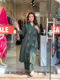 Emerald Grace Kurta Set