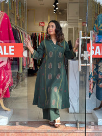 Emerald Grace Kurta Set
