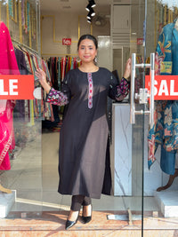 Midnight Elegance Kurta Set