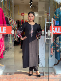 Midnight Elegance Kurta Set